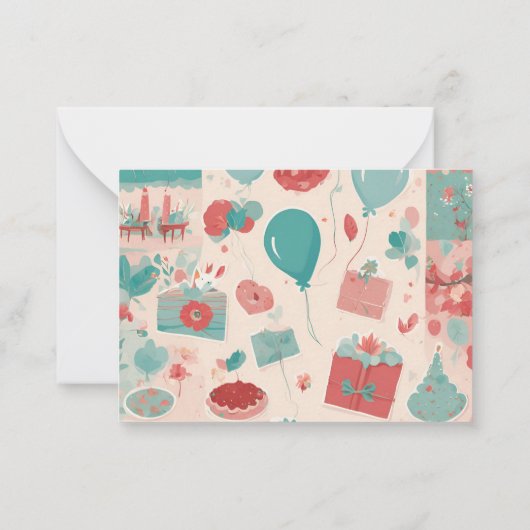 ハッピーバースカード ノートカード (裏面)