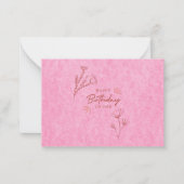 ハッピーバースカード ノートカード (正面)