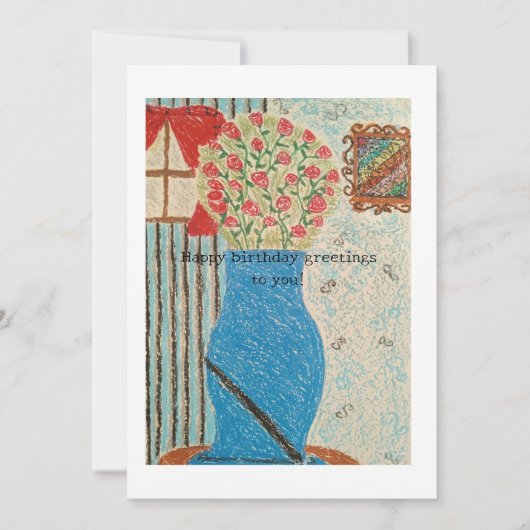 ハッピーバースデーあいさつフラットホリデーカー シーズンカード (正面)