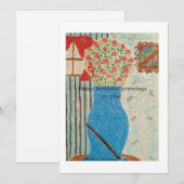 ハッピーバースデーあいさつフラットホリデーカー シーズンカード (正面/裏面)