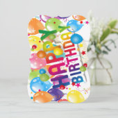 ハッピーバースデーあいさつ数々のきカード (スタンド正面)