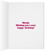 ハッピーバースデーあいさつ (内側(右))