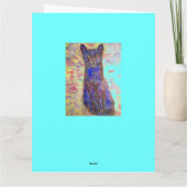 ハッピーバースデーあなたは1カッコいい匹 カード (裏面)