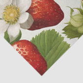 ハッピーバースデーいちご葉と花 薄葉紙 (詳細)
