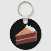 ハッピーバースデーおいしいチョコレートケーキ キーホルダー (正面)