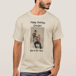 ハッピーバースデーおじいちゃん！あなたは最高の Tシャツ