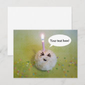 ハッピーバースデーおにぎり – カスタマイズ可能はがき ポストカード (正面/裏面)