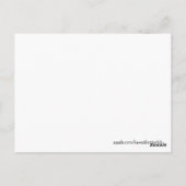 ハッピーバースデーおにぎり – カスタマイズ可能はがき ポストカード (裏面)