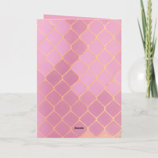 ハッピーバースデーおばあちゃんの写真カード 招待状 (裏面)