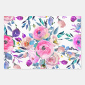 ハッピーバースデーおばあちゃんフローラ ラッピングペーパーシート (正面2)