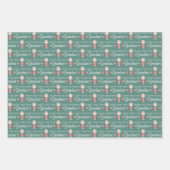 ハッピーバースデーおばあちゃんラッピング紙シート ラッピングペーパーシート (正面2)