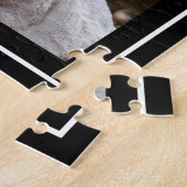 ハッピーバースデーおばあちゃん4フォトコラージュ ジグソーパズル (側面)