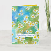 ハッピーバースデーおばさん恵みトゥユー名前をカスタムする カード (正面)