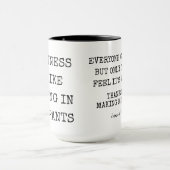 ハッピーバースデーおもしろいの願い マグカップ (中央)