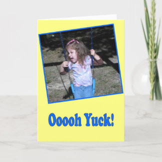 ハッピーバースデーおもしろいカード「お年寄りを見る」 カード