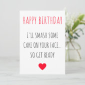 ハッピーバースデーおもしろいカード シーズンカード (スタンド正面)