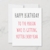 ハッピーバースデーおもしろいカード シーズンカード (正面)