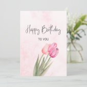 ハッピーバースデーおもしろいカード 招待状 (スタンド正面)