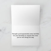 ハッピーバースデーおもしろいグランドマーブルズカード カード (内部)