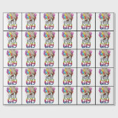 ハッピーバースデーおもしろいゲイ ラッピングペーパー (フラット)