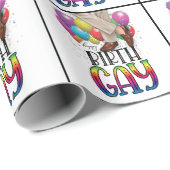 ハッピーバースデーおもしろいゲイ ラッピングペーパー (ロールコーナー)