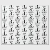 ハッピーバースデーおもしろいダシュンドラッピング紙 ラッピングペーパー (フラット)