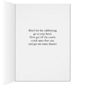 ハッピーバースデーおもしろいビッグヘッドシャメネコ (内側 (右))