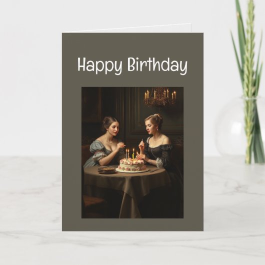 ハッピーバースデーおもしろいフレンドの見栄え カード (正面)