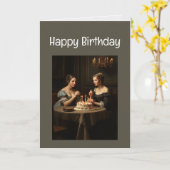 ハッピーバースデーおもしろいフレンドの見栄え カード (黄色い花)