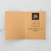 ハッピーバースデーおもしろいフレンドレッドリス動物 カード (内部)