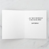 ハッピーバースデーおもしろいヘディドゥードトードプン カード (内部)