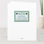 ハッピーバースデーおもしろいヘディドゥードトードプン カード (裏面)