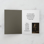 ハッピーバースデーおもしろいヤング今オールド カード (内部)