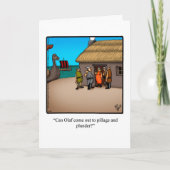 ハッピーバースデーおもしろいユーモア用グリーティングカード カード (正面)