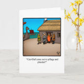 ハッピーバースデーおもしろいユーモア用グリーティングカード カード (黄色い花)