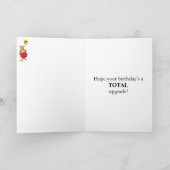 ハッピーバースデーおもしろいユーモア用グリーティングカード カード (内部)