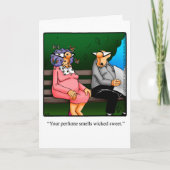 ハッピーバースデーおもしろいユーモア用グリーティングカード カード (正面)