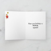 ハッピーバースデーおもしろいユーモア用グリーティングカード カード (内部)