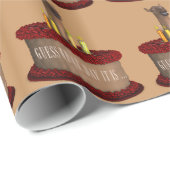 ハッピーバースデーおもしろいラクメル ラッピングペーパー (ロールコーナー)