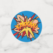 ハッピーバースデーおもしろいレトロ漫画帳 コンフェッティ (スモール正面)