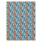 ハッピーバースデーおもしろいレトロ漫画帳 テーブルクロス (正面)