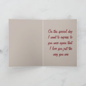 ハッピーバースデーおもしろい犬 カード (内部)