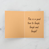 ハッピーバースデーおもしろい犬 カード (内部)