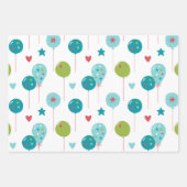 ハッピーバースデーおもしろい ラッピングペーパーシート (正面3)