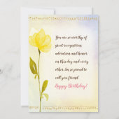 ハッピーバースデーお前は立派だ!カード カード (裏面)