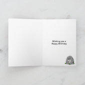 ハッピーバースデーお前！ カード (内部)