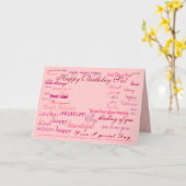 「ハッピーバースデーお姉ちゃん！」カード カード (黄色い花)