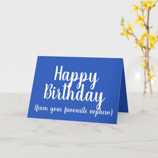 ハッピーバースデーお気に入りののおおもしろいい カード (黄色い花)