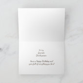 ハッピーバースデーお気に入りのオランダのフレンド カード (内部)