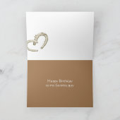 ハッピーバースデーお気に入りのガイカウボーイホースシューズ カード (内部)